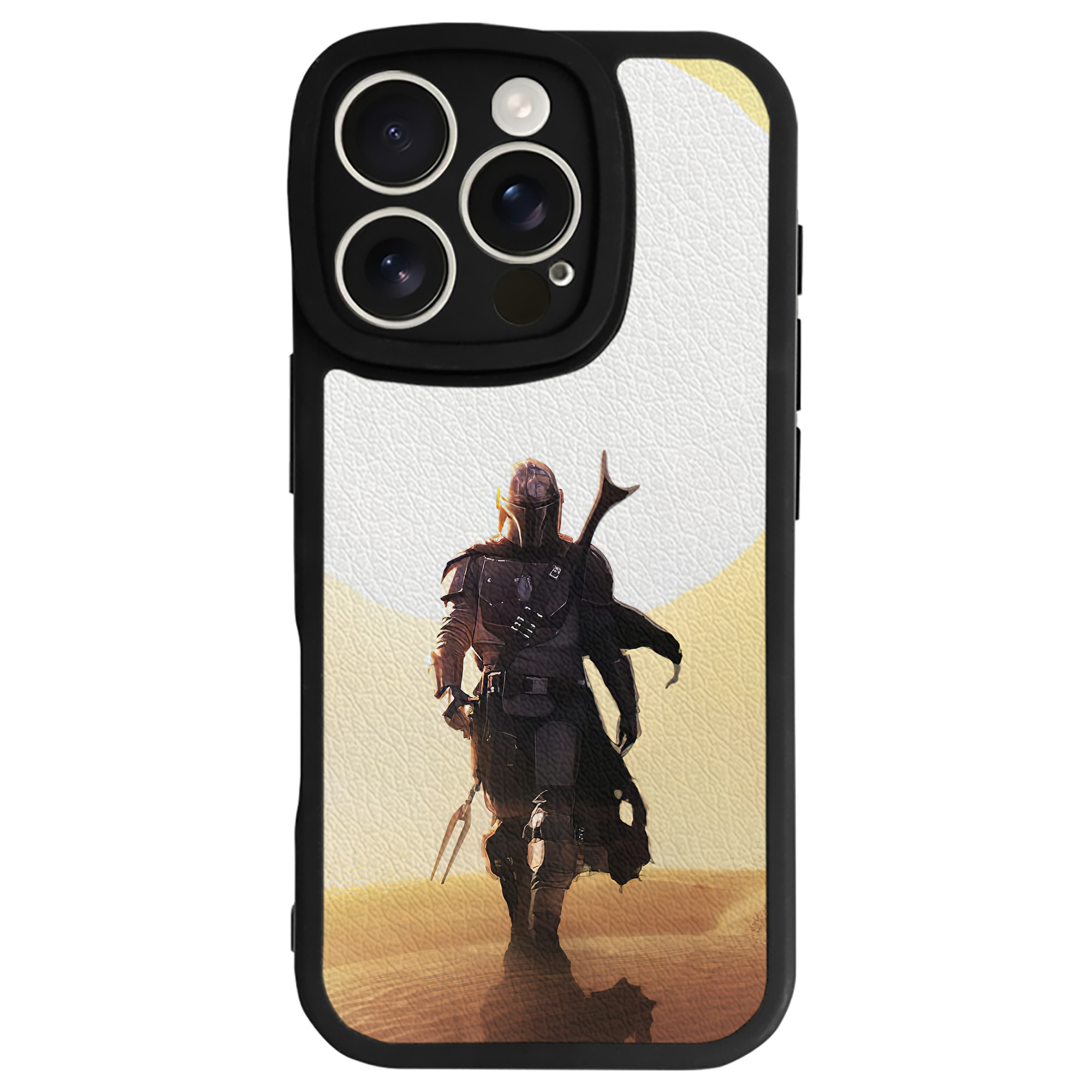 （画像用） スター・ウォーズ Star Wars 【iPhone 16シリーズ対応】シリコンスマホケース（レザー調） 材質：シリコン